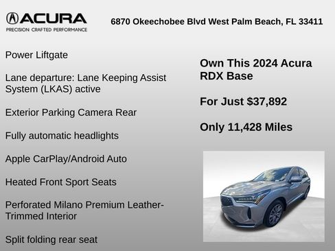 Used 2024 Acura RDX SH-AWD w/ Technology Package image 12