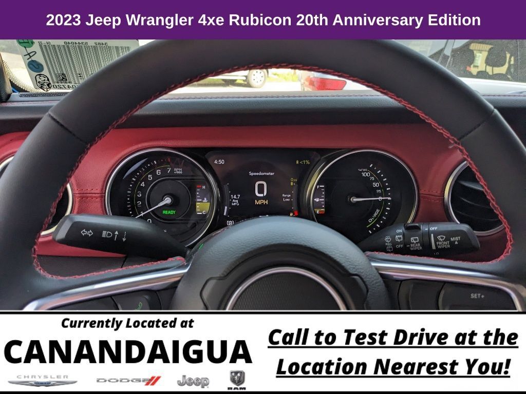New 2023 Jeep Wrangler Unlimited Rubicon 4xe AWD/4WD image 30
