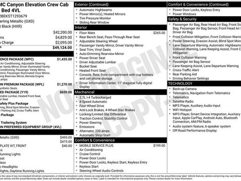 New 2026 GMC Canyon Elevation w/ Convenience Package AWD/4WD image 20