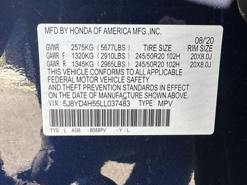 Used 2020 Acura MDX SH-AWD w/ Technology Package image 34