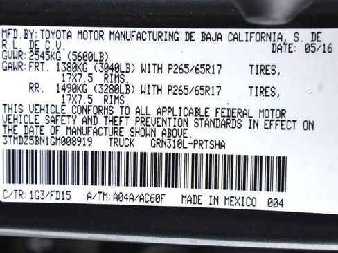 Used 2016 Toyota Tacoma TRD Sport w/ Premium & Technology Package image 49