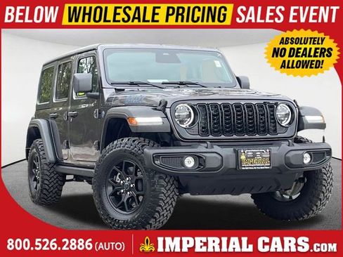 Used 2025 Jeep Wrangler Unlimited Sport S 4xe AWD/4WD image 1