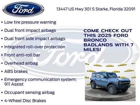 New 2025 Ford Bronco Badlands image 30