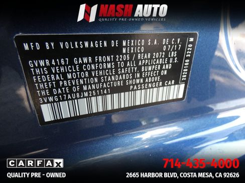 Used 2018 Volkswagen Golf S image 74