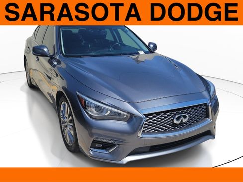 Used 2019 INFINITI Q50 Luxe w/ Essential Package (3.0T Luxe) RWD image 1