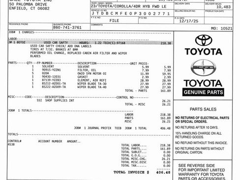 Used 2023 Toyota Corolla LE image 9