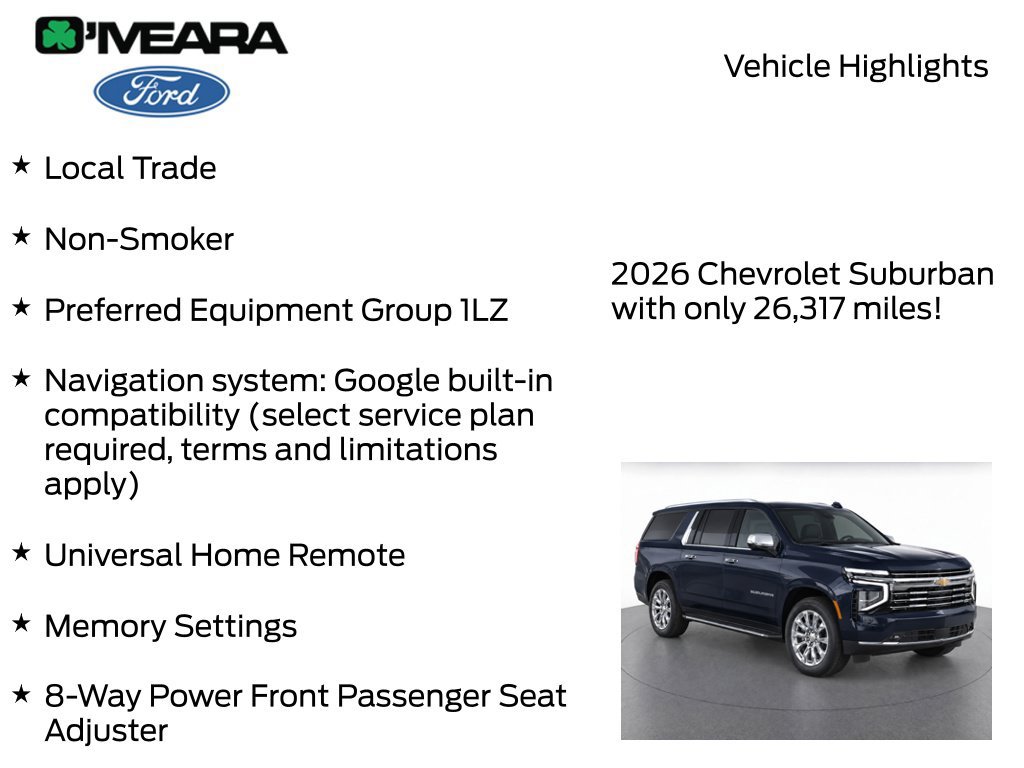 Used 2026 Chevrolet Suburban Premier AWD/4WD image 7