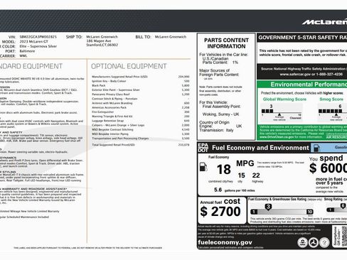 Used 2023 McLaren GT RWD image 42