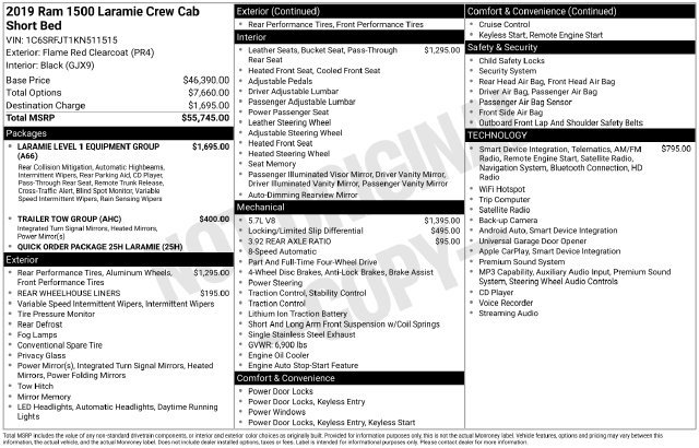 Used 2019 RAM 1500 Laramie AWD/4WD image 22