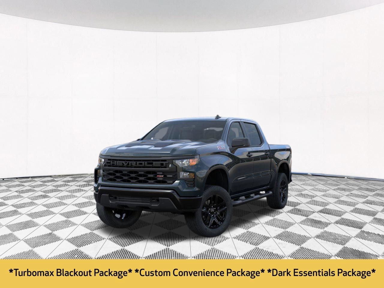 New 2026 Chevrolet Silverado 1500 Custom Trail Boss w/ Turbomax Blackout Package AWD/4WD image 2