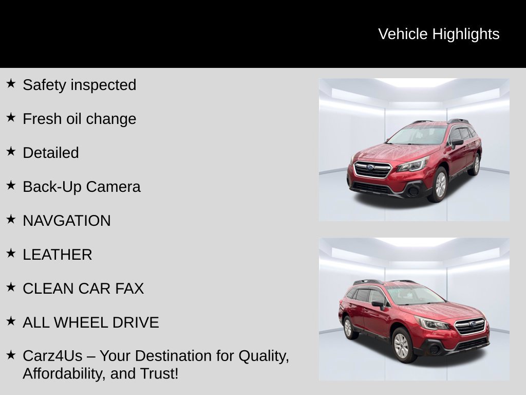 Used 2018 Subaru Outback 2.5i AWD/4WD image 38