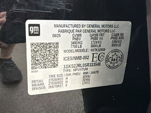 Used 2025 GMC Yukon XL Denali w/ Sun & Power Step Package image 40