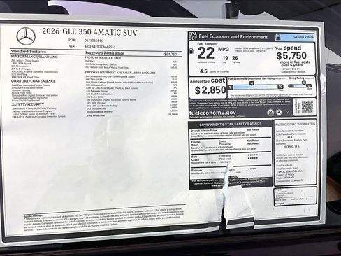 New 2026 Mercedes-Benz GLE 350 4MATIC image 18