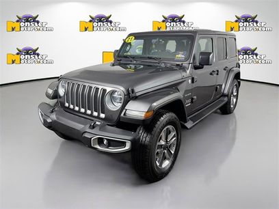 Used 2021 Jeep Wrangler Unlimited Sahara w/ Uconnect 4C Nav & Sound Group