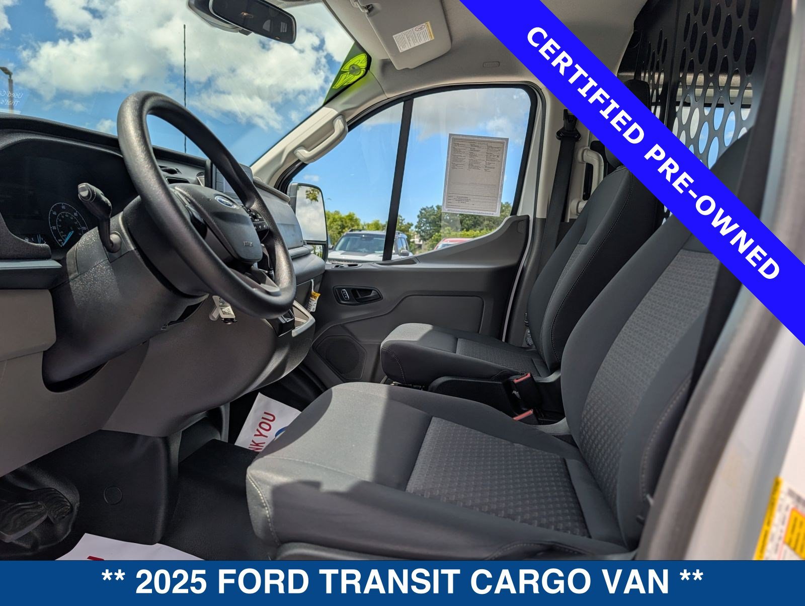Certified 2025 Ford Transit 250 Low Roof w/ Exterior Upgrade Package RWD image 28