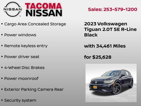 Used 2023 Volkswagen Tiguan SE R-Line image 12