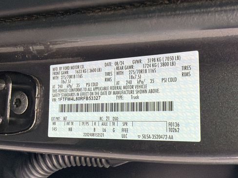 Certified 2024 Ford F150 Tremor w/ Equipment Group 402A High AWD/4WD image 18