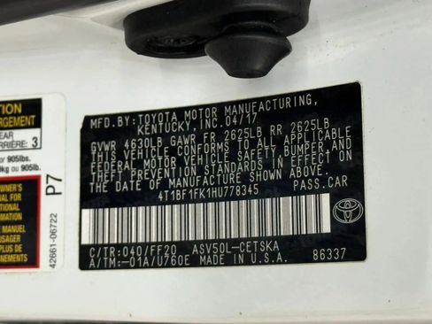 Used 2017 Toyota Camry SE FWD image 37