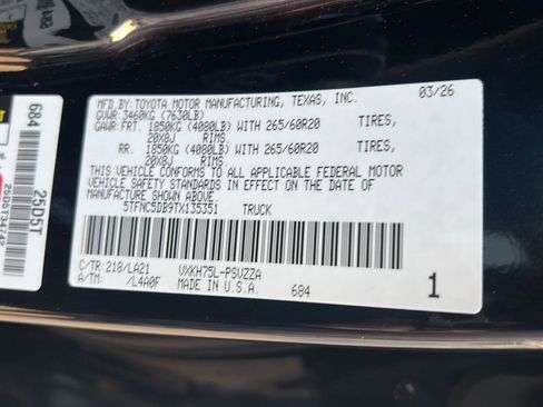 New 2026 Toyota Tundra Platinum AWD/4WD image 38