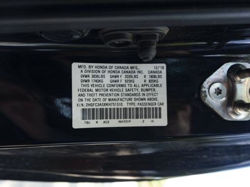 Certified 2019 Honda Civic Si image 43