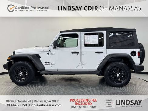 Certified 2022 Jeep Wrangler Unlimited Sport AWD/4WD image 6