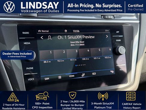 Used 2024 Volkswagen Tiguan SE w/ Panoramic Sunroof Package AWD/4WD image 17