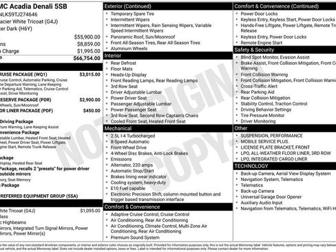 New 2026 GMC Acadia Denali w/ Super Cruise Package FWD image 22