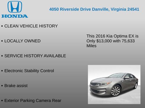 Used 2016 Kia Optima EX image 7