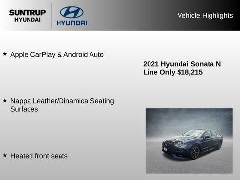 Used 2021 Hyundai Sonata N Line FWD image 23