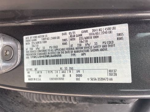 Used 2021 Ford Escape SEL AWD/4WD image 26