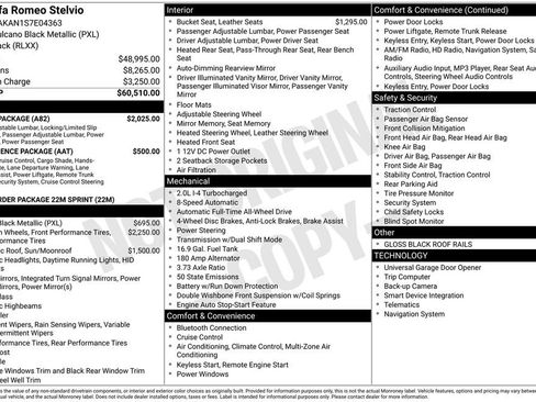 New 2025 Alfa Romeo Stelvio Sprint w/ Veloce Package AWD/4WD image 2