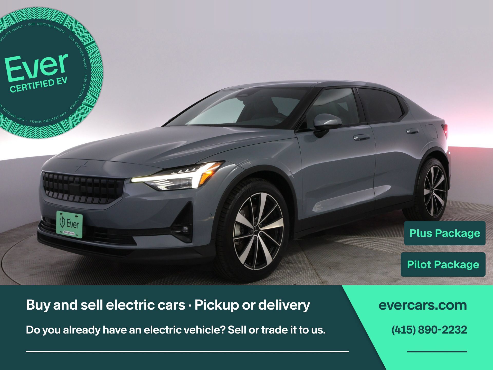 Used 2022 Polestar Polestar 2 w/ Plus Package AWD/4WD image 1