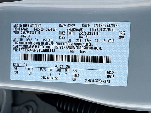 New 2026 Ford Ranger Lariat w/ Convenience Package AWD/4WD image 20