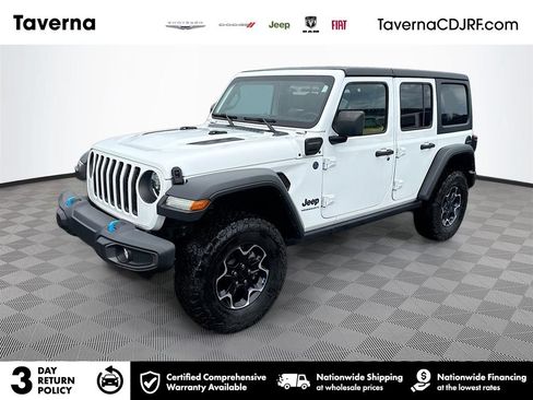 Certified 2023 Jeep Wrangler Unlimited Rubicon 4xe w/ Cold Weather Group AWD/4WD image 1