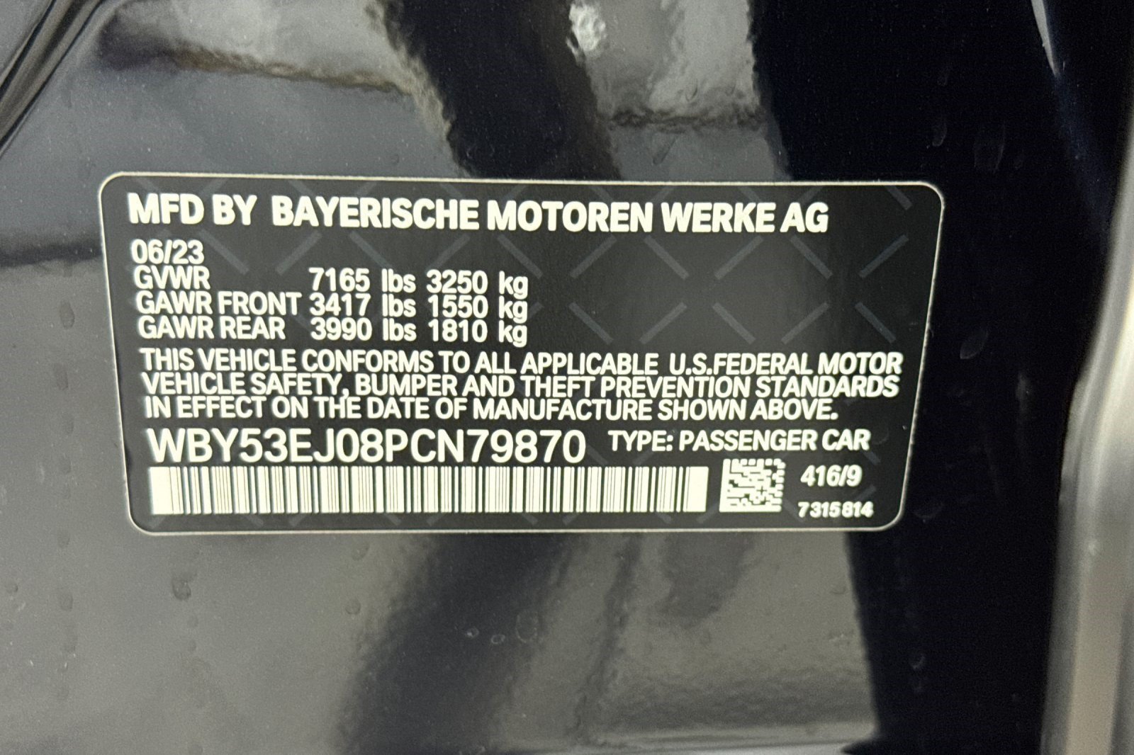 Certified 2023 BMW i7 xDrive60 AWD/4WD image 28