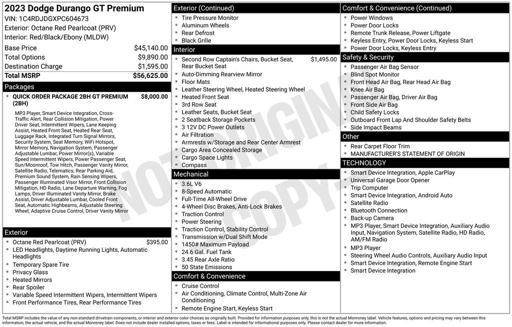 Used 2023 Dodge Durango GT AWD/4WD image 7