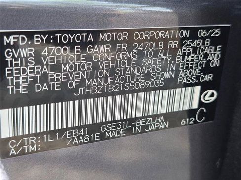 Certified 2025 Lexus IS 350 F Sport w/ Accessory Package RWD image 23