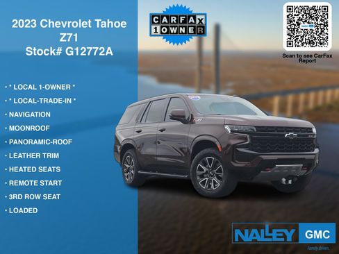 Used 2023 Chevrolet Tahoe Z71 w/ Luxury Package image 7
