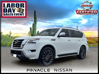 Certified 2023 Nissan Armada Platinum w/ Captain's Chairs Package