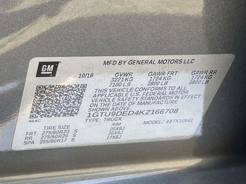 Certified 2019 GMC Sierra 1500 SLT w/ SLT Premium Plus Package AWD/4WD image 43