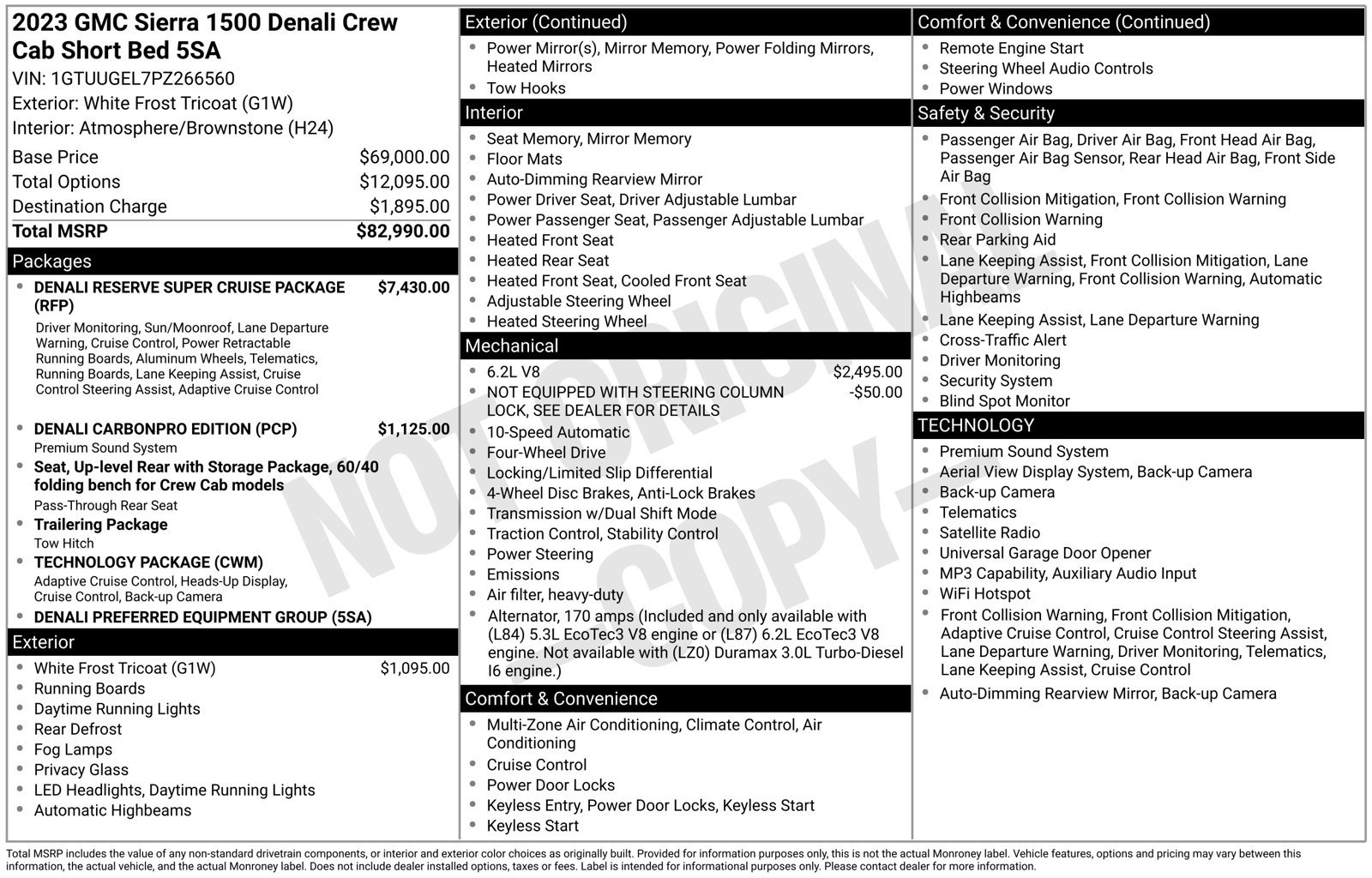 Used 2023 GMC Sierra 1500 Denali AWD/4WD image 3