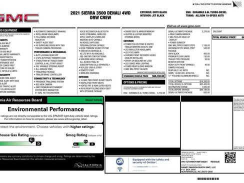 Certified 2021 GMC Sierra 3500 Denali w/ Denali Ultimate Package AWD/4WD image 4