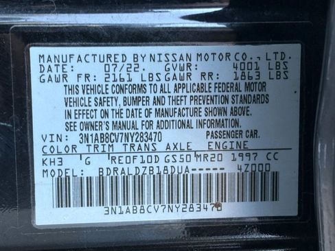 Used 2022 Nissan Sentra SV w/ Trunk Package FWD image 29