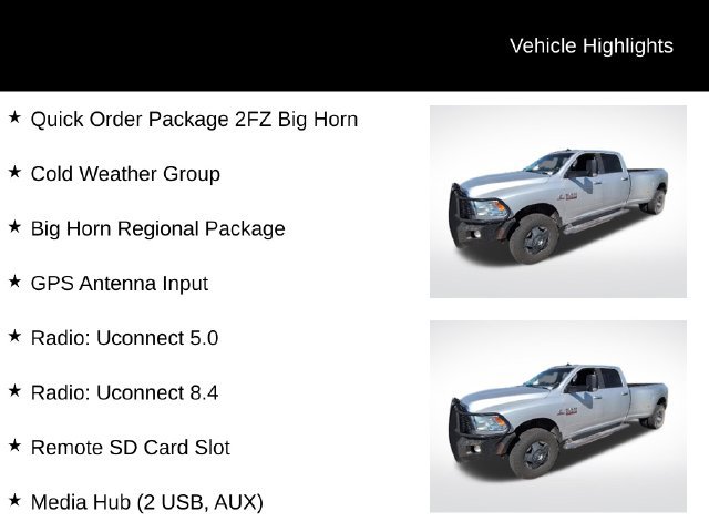 Used 2016 RAM 3500 Big Horn AWD/4WD image 8