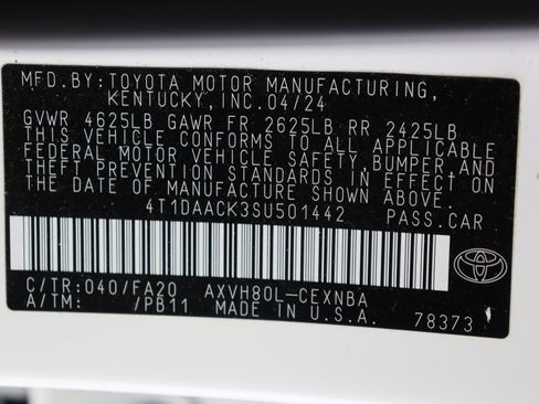 Certified 2025 Toyota Camry LE FWD image 40