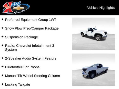 Used 2022 Chevrolet Silverado 2500 W/T w/ WT Fleet Convenience Package AWD/4WD image 2