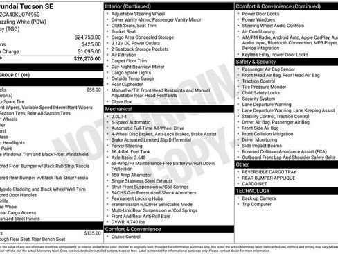 Used 2019 Hyundai Tucson SE image 15