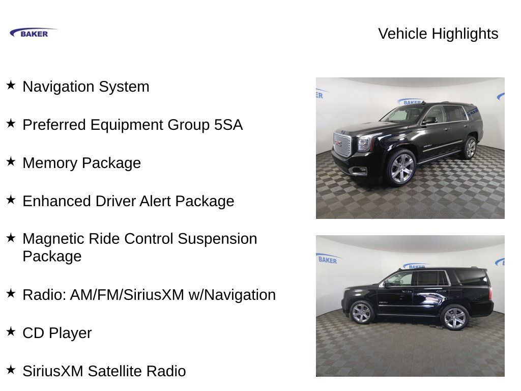 Used 2017 GMC Yukon Denali w/ Open Road Package AWD/4WD image 4