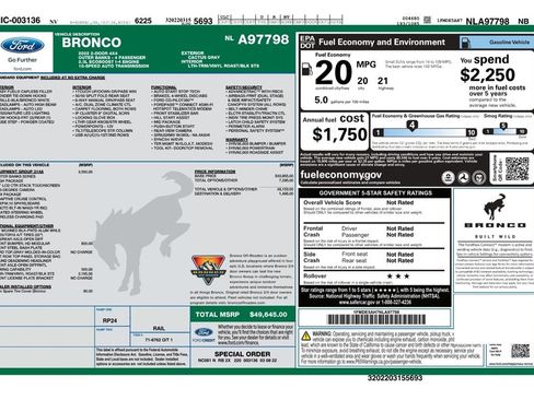 Used 2022 Ford Bronco Outer Banks image 9