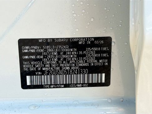 New 2026 Subaru Crosstrek 2.5i Limited AWD/4WD image 43